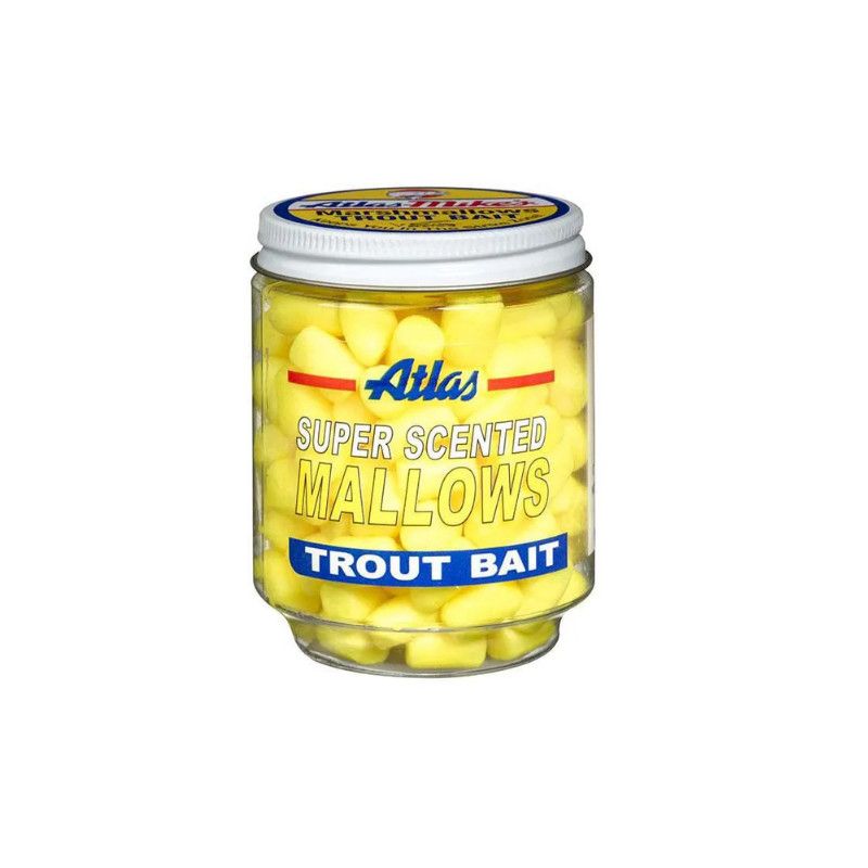 Atlas Mike's Super Scented Mallows Trout Bait Yellow Cheese 1.5oz -30034