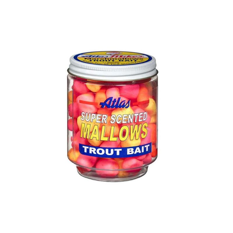 Atlas Mike's Super Scented Mallows Trout Bait Assorted Cheese 1.5oz - 30038