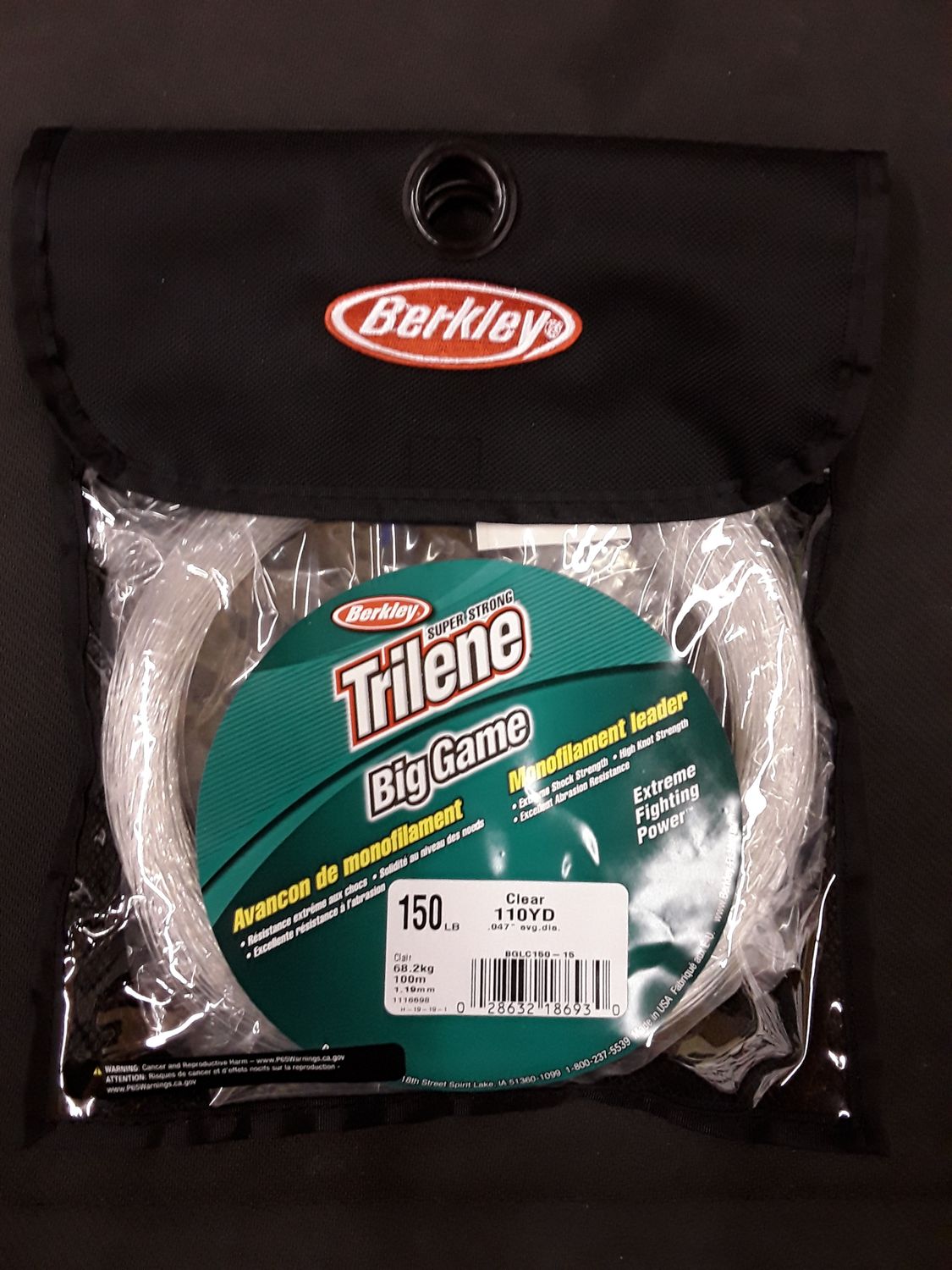 Berkley Trilene Big Game Mono Leaders Clear 200lb 110yd