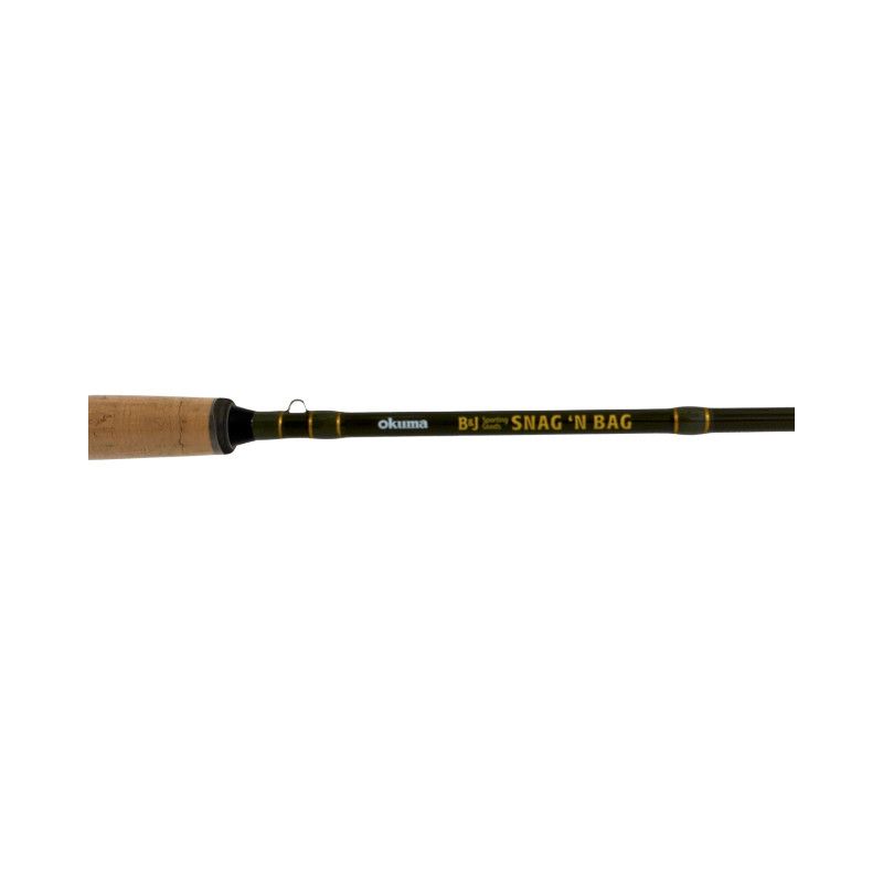 B&amp;J Snag 'N Bag Salmon Spinning Rod 7'6" H 2pc