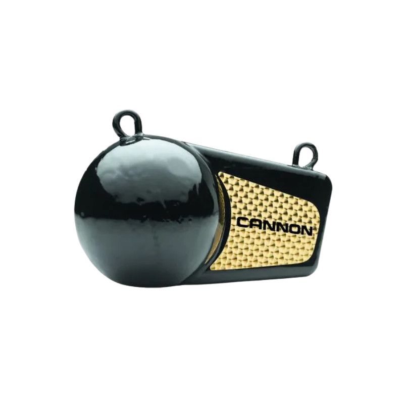 Cannon Downrigger Trolling Flash Weight, Black w/ Prism Tape 16lb