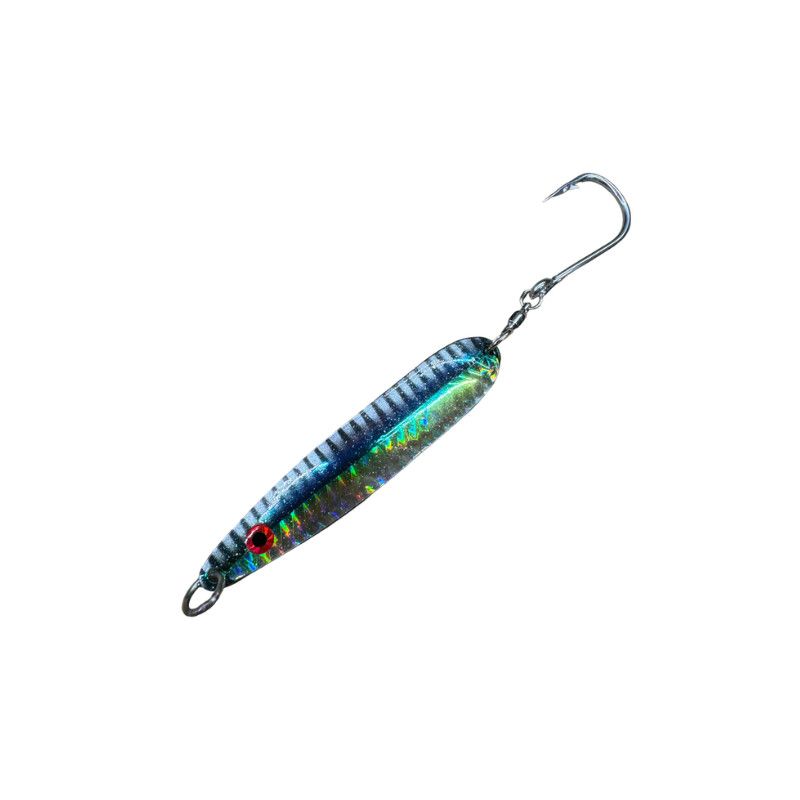 Westcoast Halo Phat-E Flutter Spoon 2.5" Herring Aid UV  / Chrome / Halo