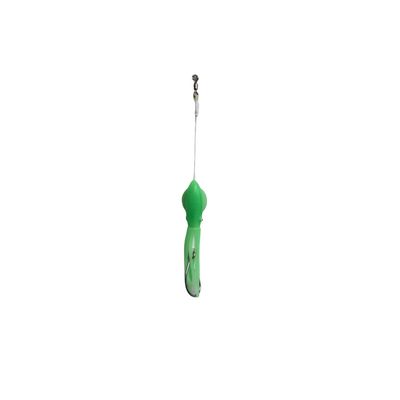 B&amp;J Halibut Rig Single 8" B2 Squid Green Glow 18/0 Circle