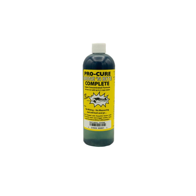 Pro-Cure Brine N Bite Liquid Dye Natural Shine, Size: 16oz