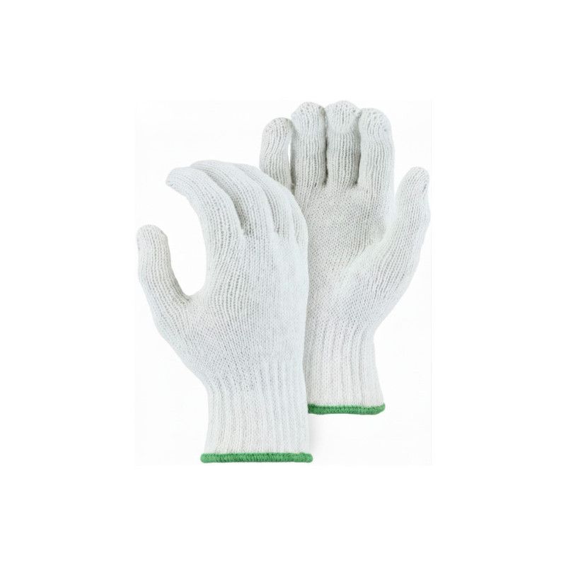 Glove Liner Poly / Nylon Green L 12 pack