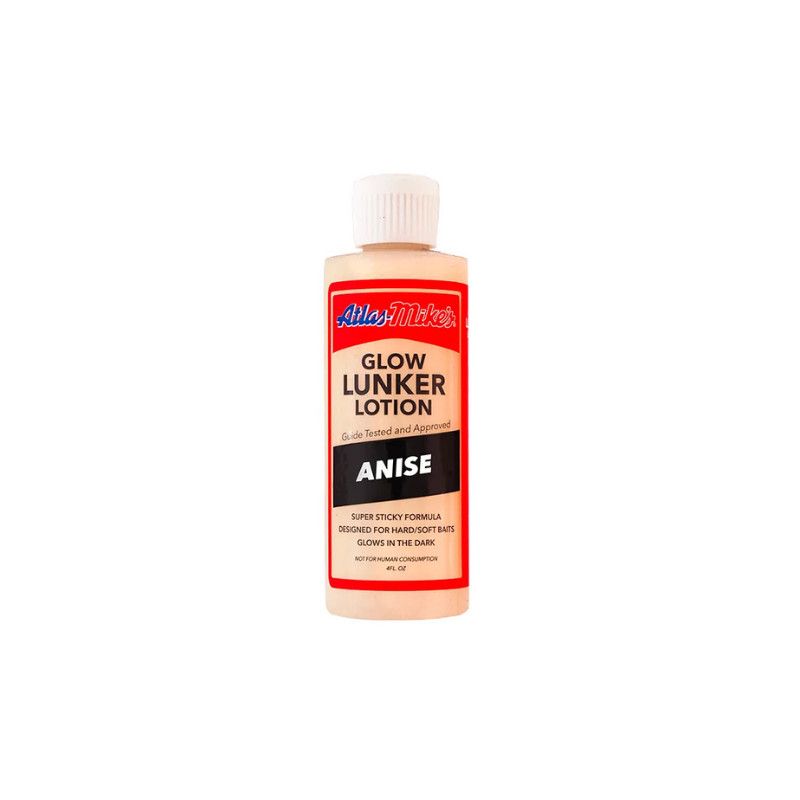 Atlas Mike's Lunker Lotion Glow Anise 4oz - 6403