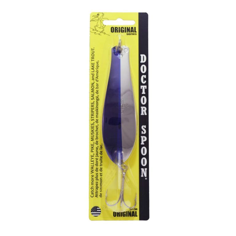 Yellow Bird Doctor Spoon Original Nickle/Neon Blue