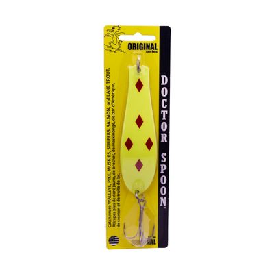 Yellow Bird Doctor Spoon Original 5 of Diamonds Yellow