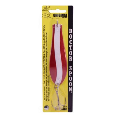 Yellow Bird Doctor Spoon Original Red / White Swirl