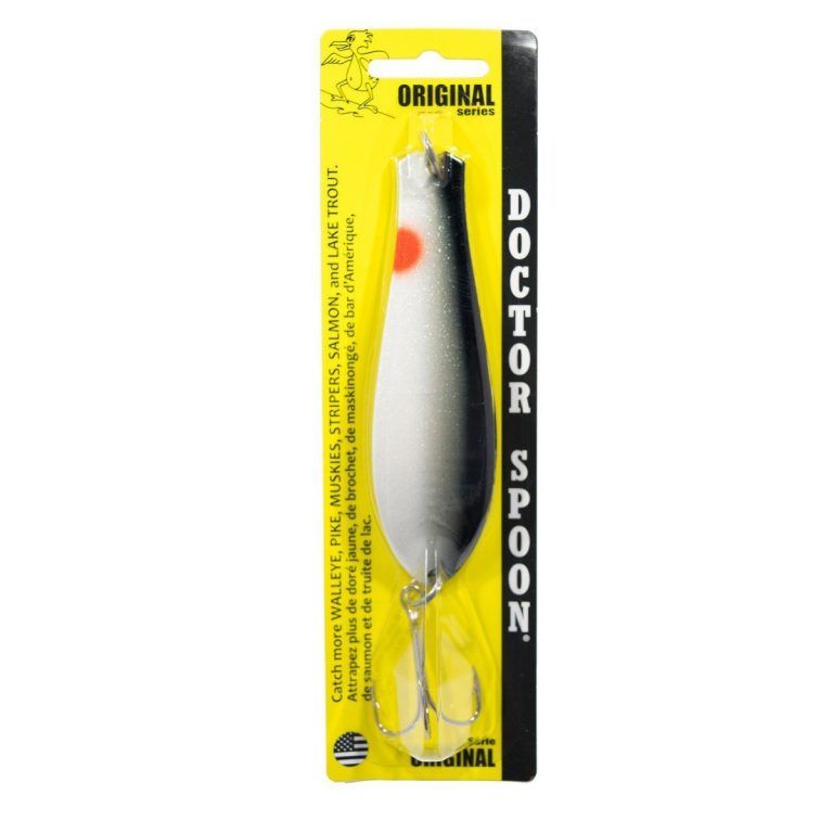 Yellow Bird Doctor Spoon Original Silver Shad