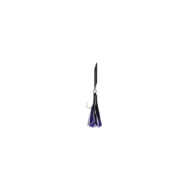 Kodiak Custom Bottom Fish Jig Black UV BK, Size: 6oz