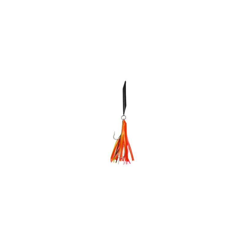 Kodiak Custom Bottom Fish Jig Orange UV OR, Size: 6oz