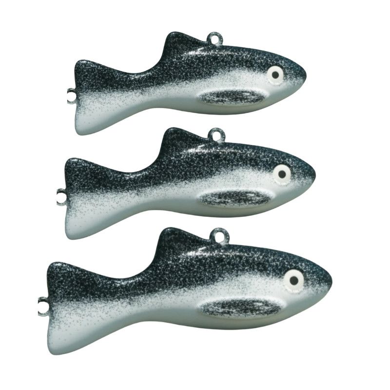 ABBJ Fish Downrigger Weight  Black / White