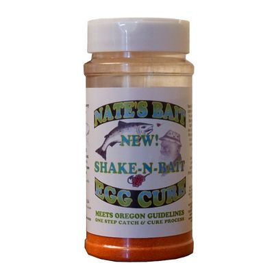 Nate's Bait Egg Cure Shake-N-Bait 16oz Orange