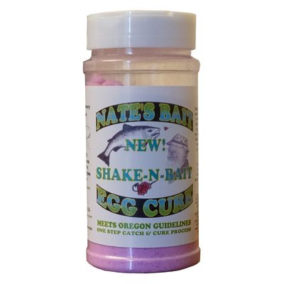 Nate's Bait Egg Cure Shake-N-Bait 16oz Natural