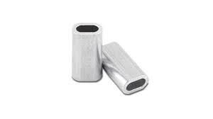 B&amp;J Aluminum Sleeves.Size:2.3mm/400lb/500pk