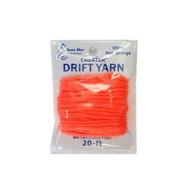 Beau Mac Cheater Yarn 20' Hot Orange