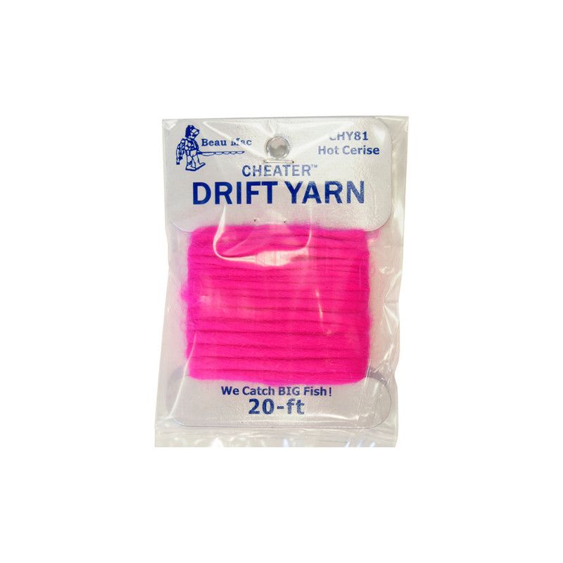 Beau Mac Cheater Yarn 20' Hot Cerise