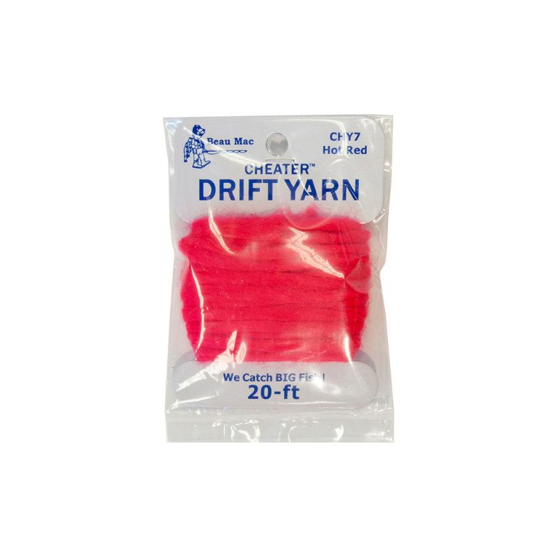 Beau Mac Cheater Yarn 20' Hot Red