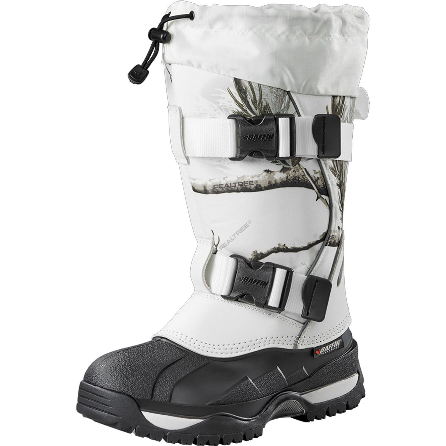 Baffin Impact Men's Boots, Mid-calf Height, Available in Black &amp; White color, for Extreme Cold weather, Snow and/or Ice-covered environments, Snowshoe Compatible