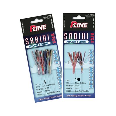 P-Line Sabiki Rig Micro Squid