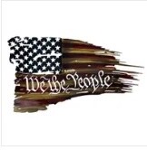 We The People Tattered Flag Wall Art