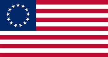 Betsy Ross Nylon Flag, Size: 2'x3'