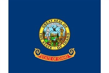 Idaho Flag Nylon, Size: 12"x18"