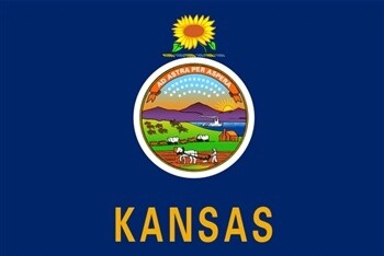 Kansas Flag Monsoon, Size: 3'x5'