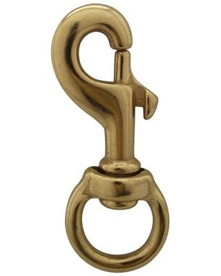 Brass swivel snap