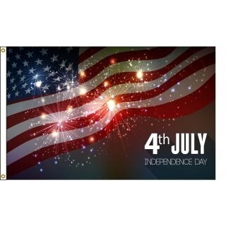 4th of July Sparkler Flag