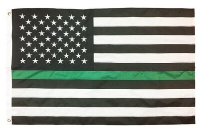 Thin Green Line Flag