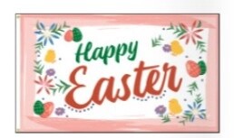 Happy Easter Flag