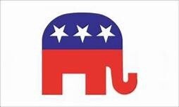 Republican Elephant Flag
