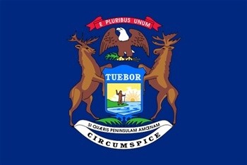 Michigan Flag Monsoon