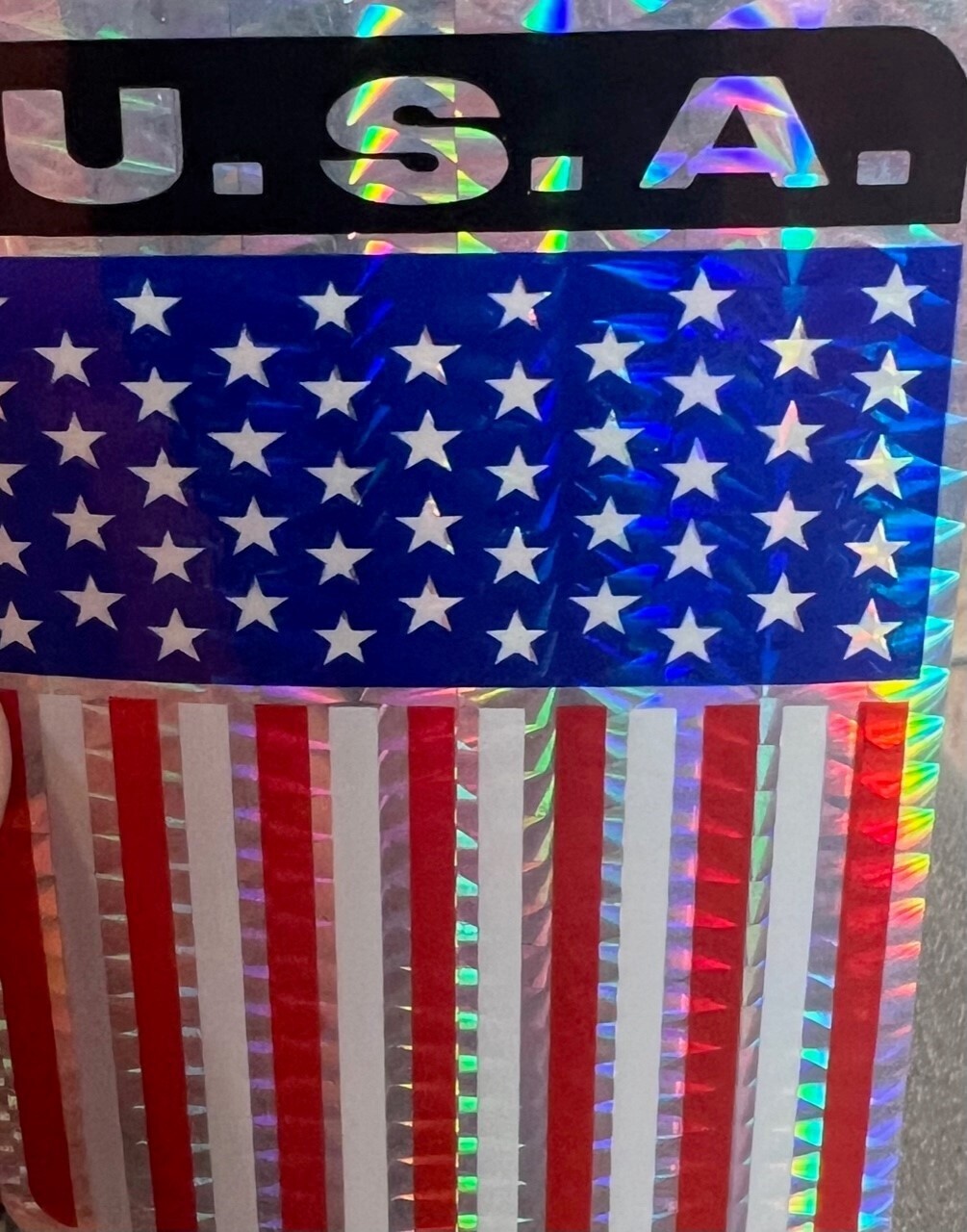 Flag Decal, Pattern: US Flag