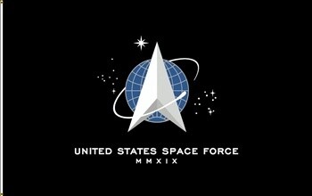 Space Force US Flag  Nylon, Size: 3'x5'