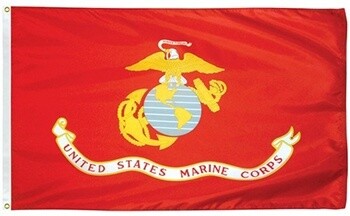 Marine US Flag Monsoon, Size: 3'x5'
