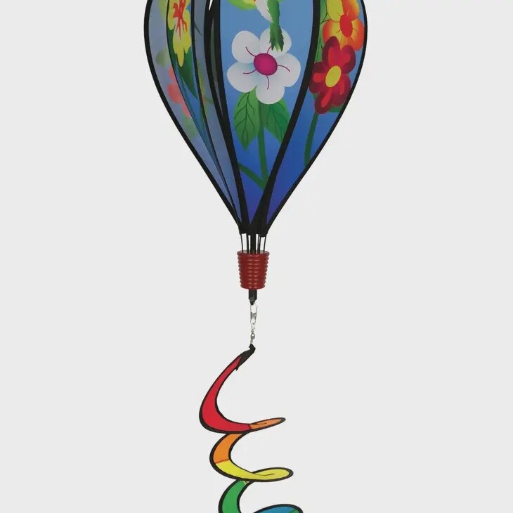 Hummingbird Flowers Hot Air Balloon
