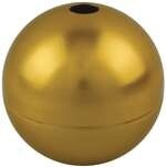 Gold Ball Ornament for Telescoping or Sectional Flagpole