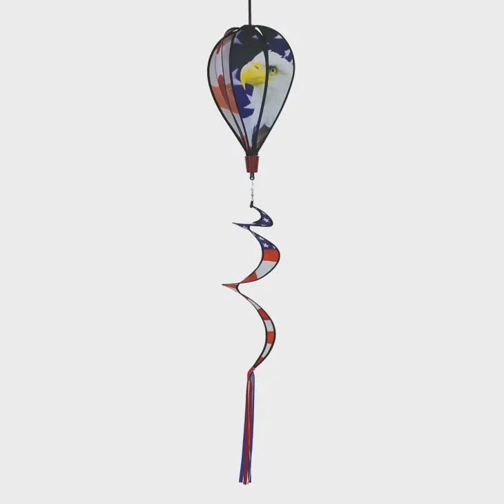 American Flag Eagle 6 Panel Hot Air Balloon