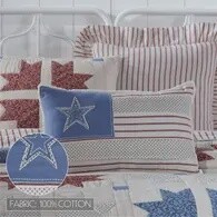 Celebration Patchwork Flag Pillow