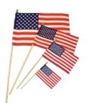US  Flag Mounted No Fray