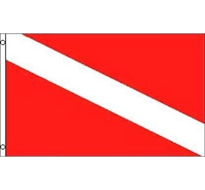 Dive in Water Boat Flag