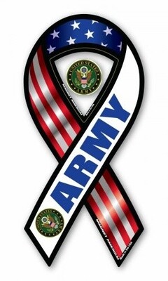 Ribbon Magnet, Pattern: Army