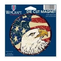 Die Cut Magnet, Pattern: Flag and Eagle