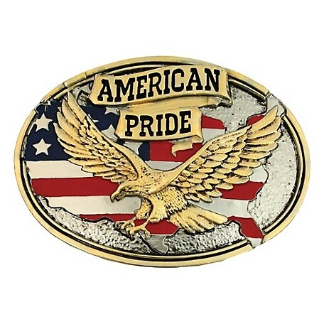 Attitude Buckle American Pride 2 Tone