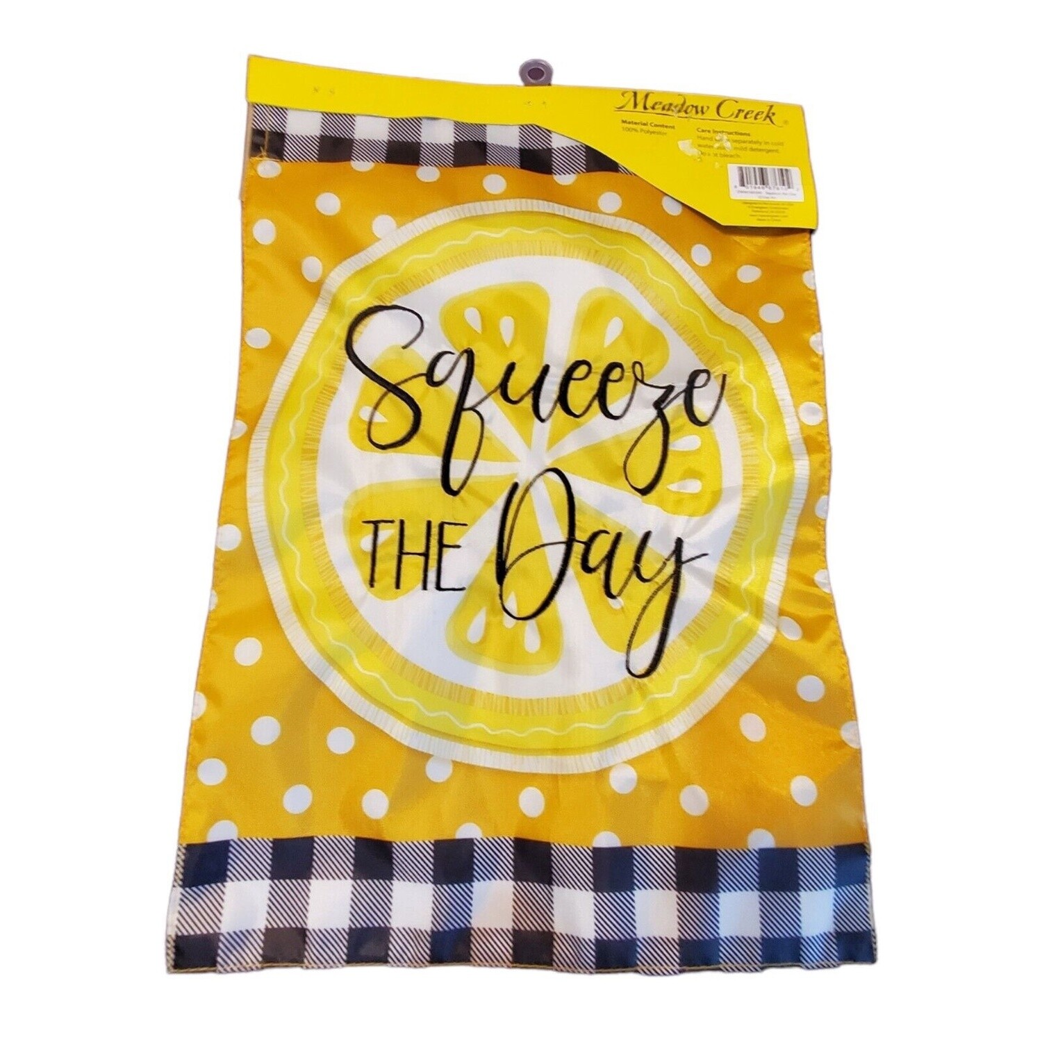 Squeeze the Day Garden Flag