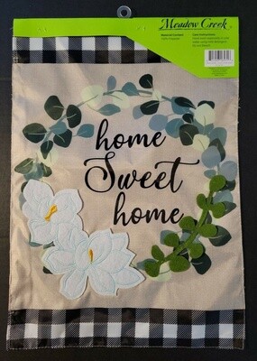 Home Sweet Home Flower Garden Flag