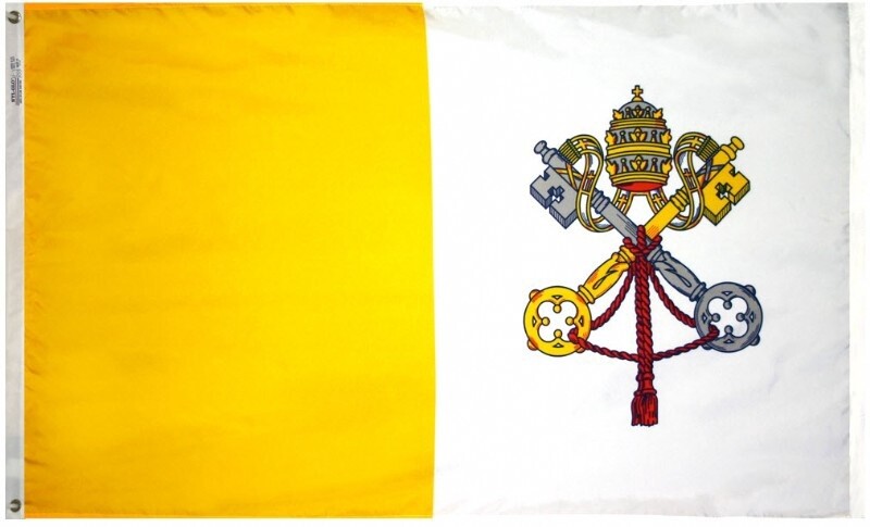 Papal Flag, Size: 3'x5'